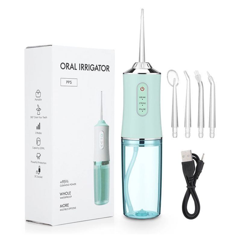Irrigador Dental Profesional “Sonrisa limpia, fresca y protegida… ¡todos los días!”
