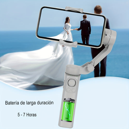 Estabilizador de 3 ejes para teléfono inteligente, soporte de equilibrio de fotografía antivibración portátil, seguimiento facial.